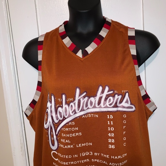 Platinum FuBu Basketball Jersey Harlem Globtrotter - Picture 3 of 8